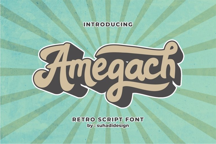 Amegach Font Amegach Font