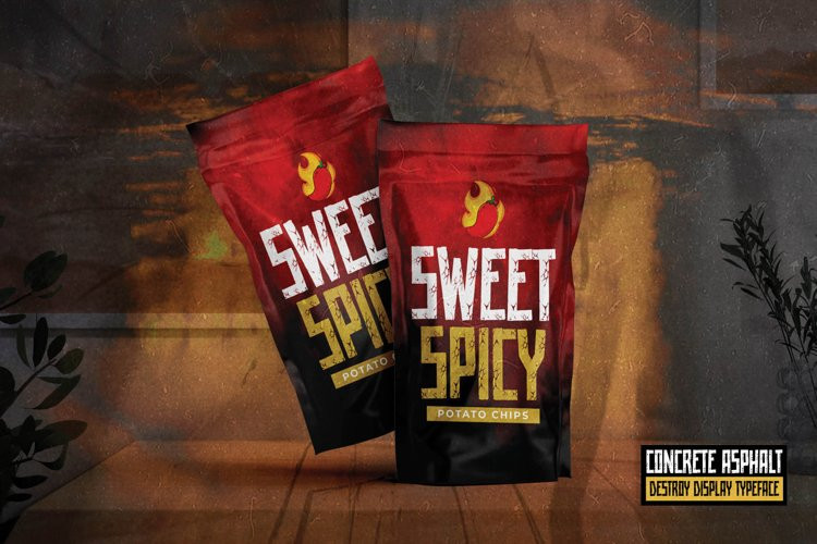 Concrete Asphalt Font