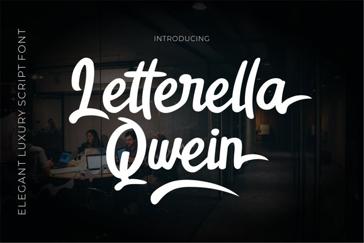 Letterella Qwein Font Letterella Qwein Font