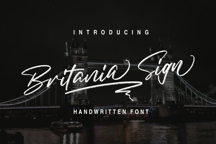 Britania Sign Font Free Font
