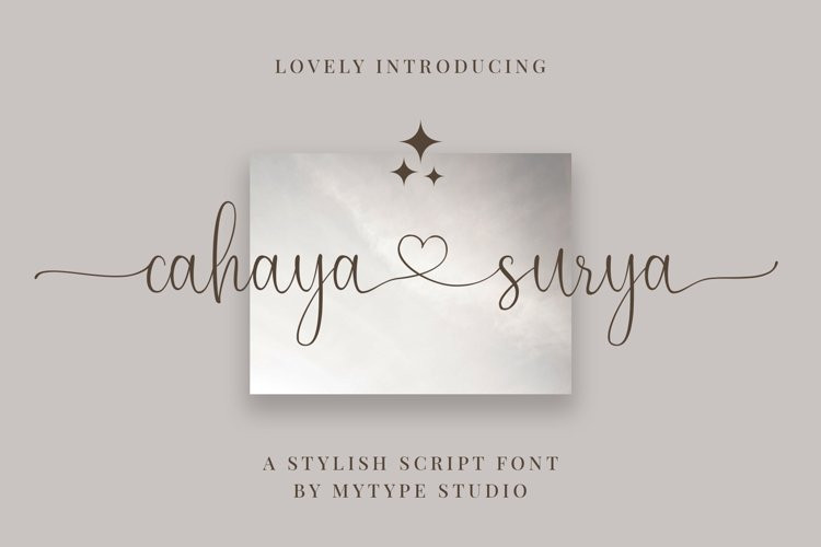 Cahaya Surya Font Cahaya Surya Font