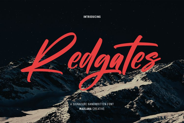 Redgates Font Redgates Font