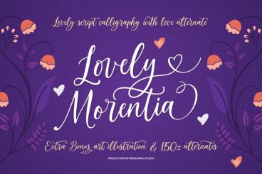 Lovely Morentia Font