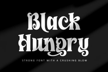 Black Hungry Font