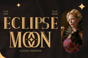 Eclipse Moon Font