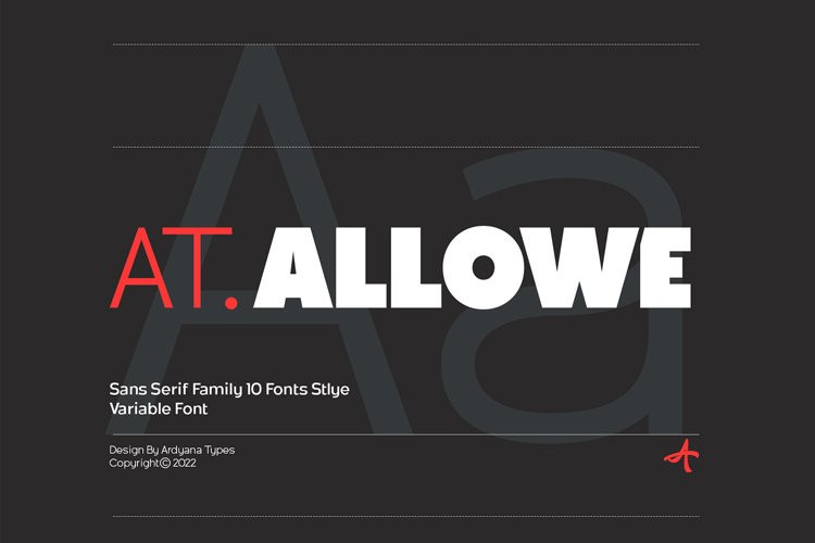 At. Allowe Font