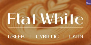 HU Flat White Font