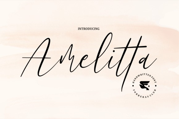 Amelita Font - Free Font