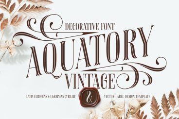 Aquatory Vintage Font