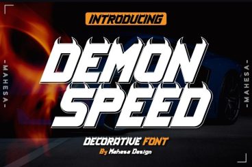 Demon Speed Font