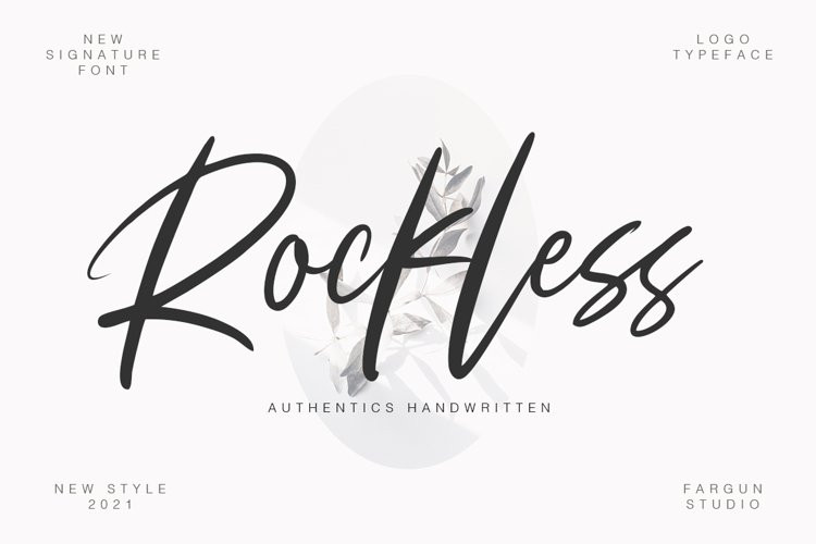 Rockless Font Rockless Font