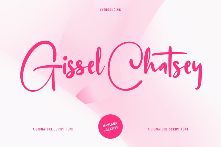 Gissel Chatsey Font Gissel Chatsey Font