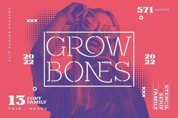 Grow Bones Font