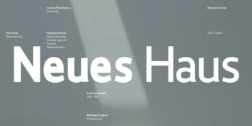 Neues Haus Font Family