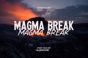 Magma Break Font