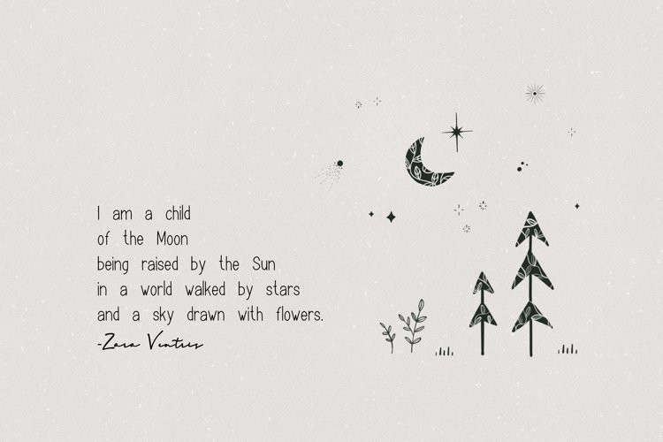 Moonchild Font duo