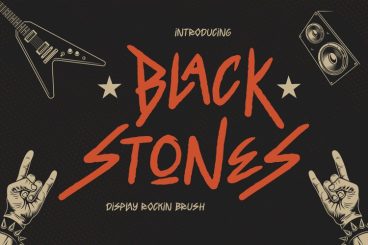 Black Stones Font