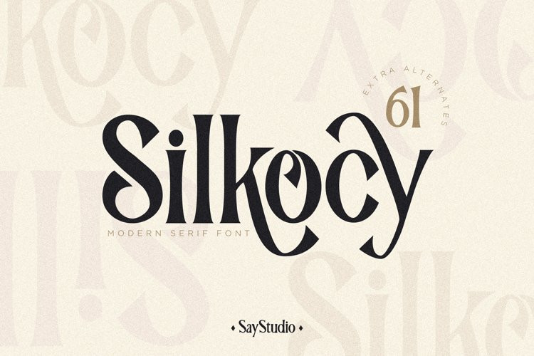 Silkocy Font Silkocy Font