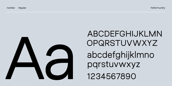 Humber Font Family