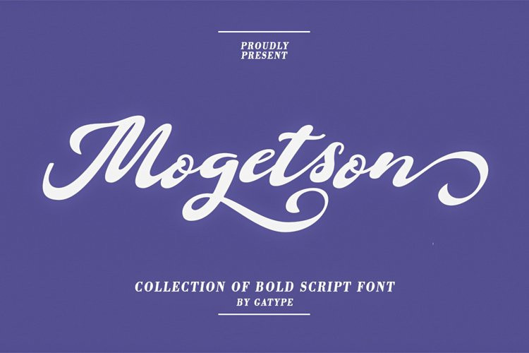 Mogetson Font Mogetson Font