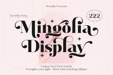 Mingolia Display Font