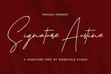 Signature Austine Font