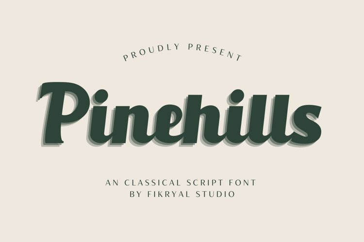 Pinehills Font Pinehills Font