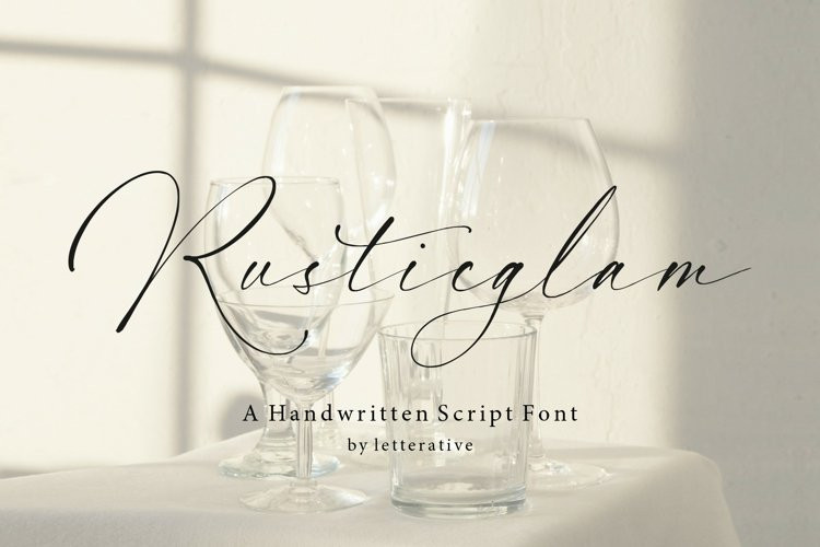 Rusticglam Font Rusticglam Font