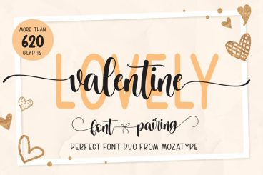 Lovely Valentina Font DUO