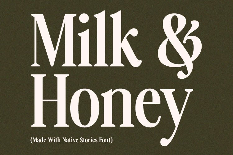 Native Stories Font