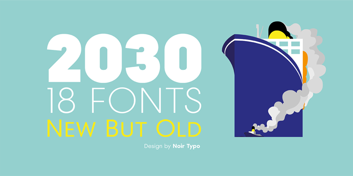 2030 Font Family - Free Font