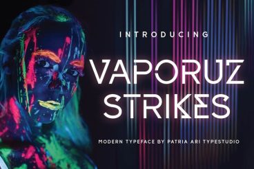 Vaporuz Strikes Font