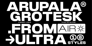 Arupala Grotesk Font Family