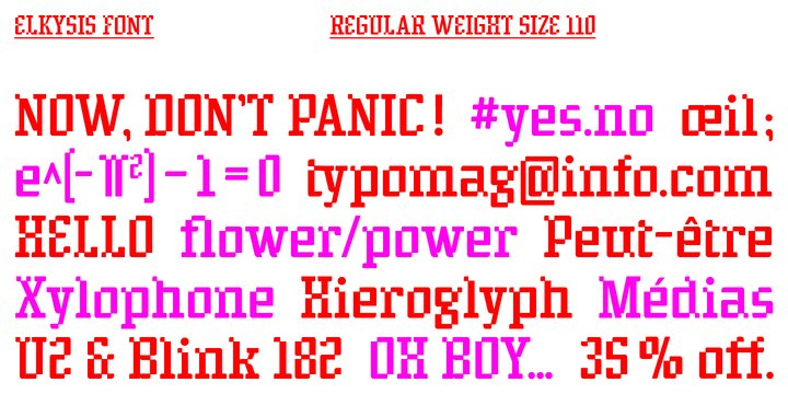 Elkysis Font Family