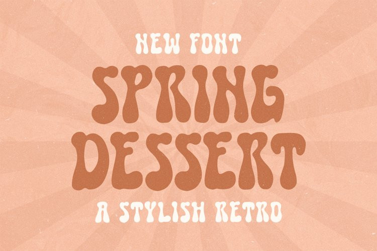 Spring Dessert Font