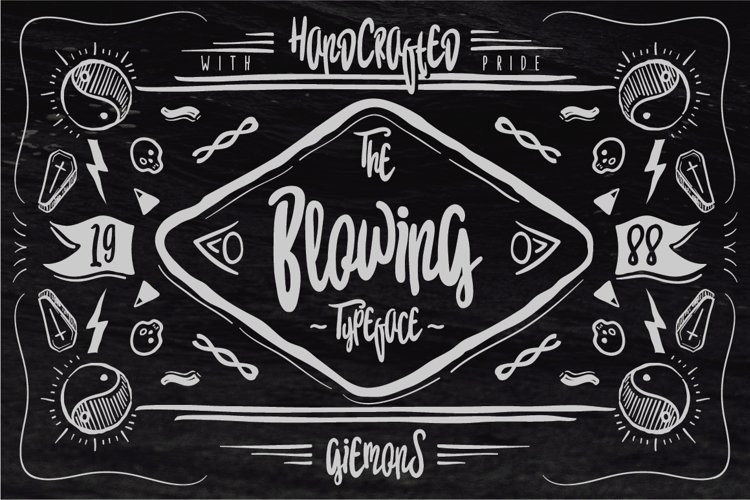 Blowing Font - Free Font