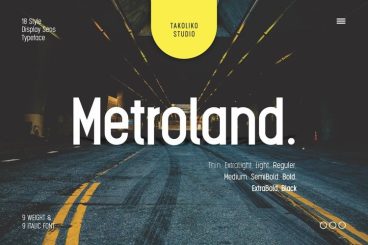 Metroland Font