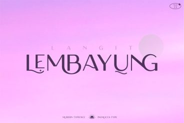 Langit Lembayung Font
