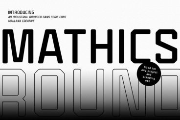 Mathics Round Font