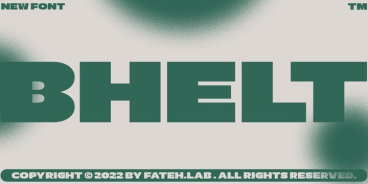 Bhelt Font Family