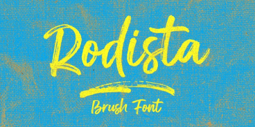 Rodista Brush Font Family