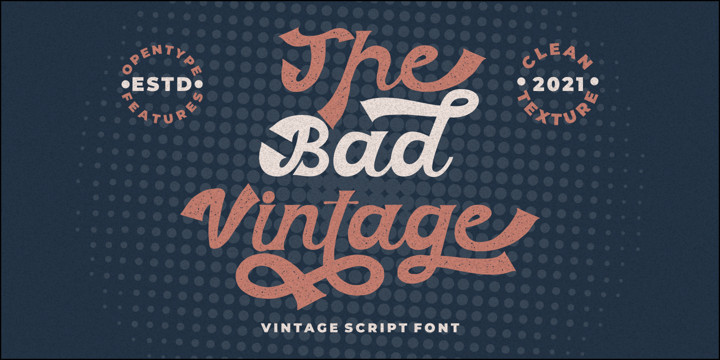 The Bad Vintage Font Family The Bad Vintage Font Family