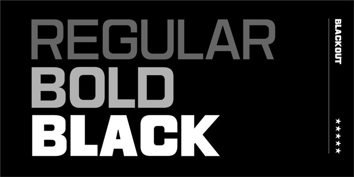 HU Blackout Font Family HU Blackout Font Family