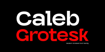 Caleb Grotesk Font Family