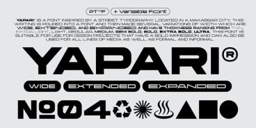 Yapari Font Family