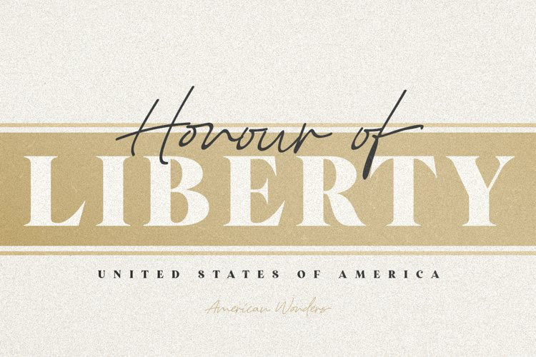 American Wonders Font