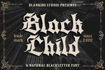Black Child Font