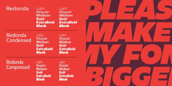 Plau Redonda Font Family
