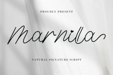 Marnilla Signature Font