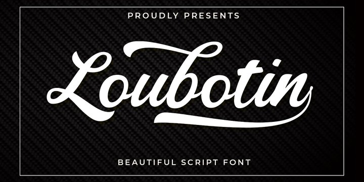 Loubotin Font Loubotin Font